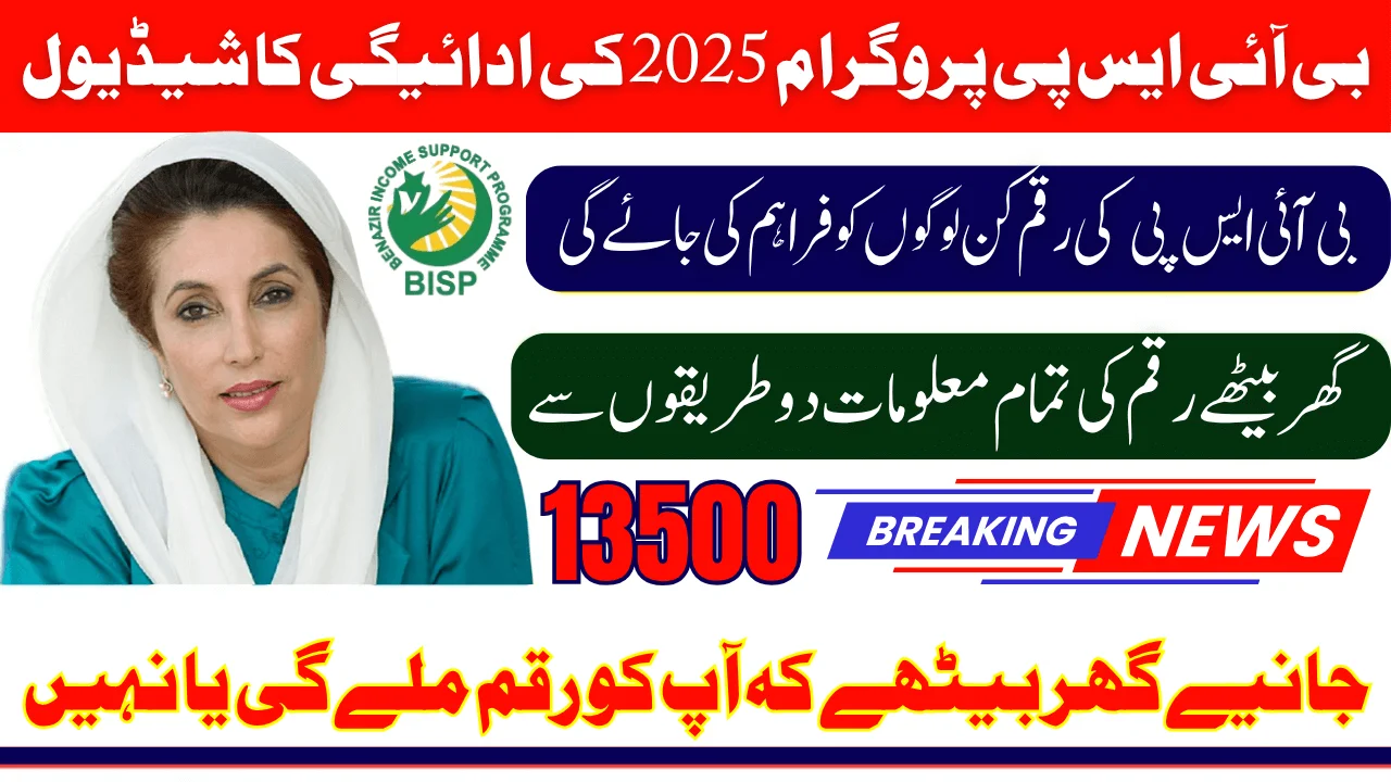 8171 BISP Payment Schedule 2025 How To Get Payment Complete Details