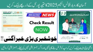 Asan Karobar Finance Scheme 2025 Result Check Through Portal You Are Eligible Or Not