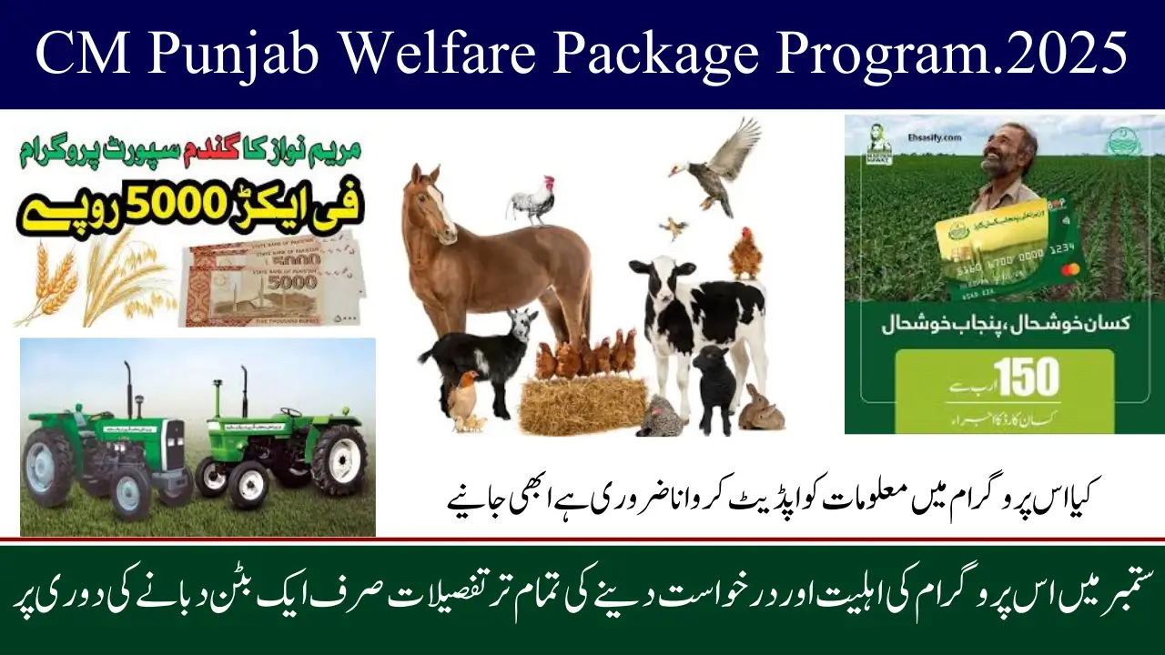 CM Punjab Farmer Welfare Package 2025, Main Highlights, Positive Outcomes, and Online Signup Process