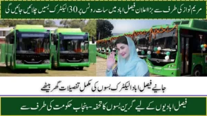 Faisalabad Introduces 30 Electric Buses to Reduce Traffic Pollution