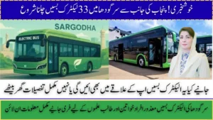 Punjab Launches 33 Electric Buses in Sargodha for Sustainable Public Transport