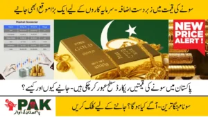 Pakistan Gold Prices Break Record as Global Market Sees Unprecedented Rise