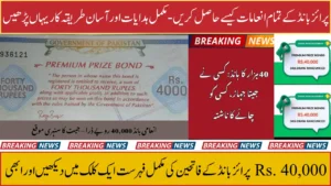 Rs. 40,000 Prize Bond Draw Results 2025, Complete Winners List