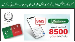 Sehat Card Balance Check Punjab via SMS, App, or Website