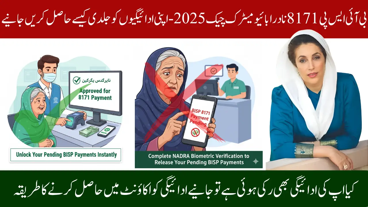 BISP 8171 NADRA Biometric Verification 2025 – Final Step to Unlock Your Pending Payments Instantly