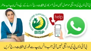 BISP Payment Not Received? Use WhatsApp to File an Official Complaint